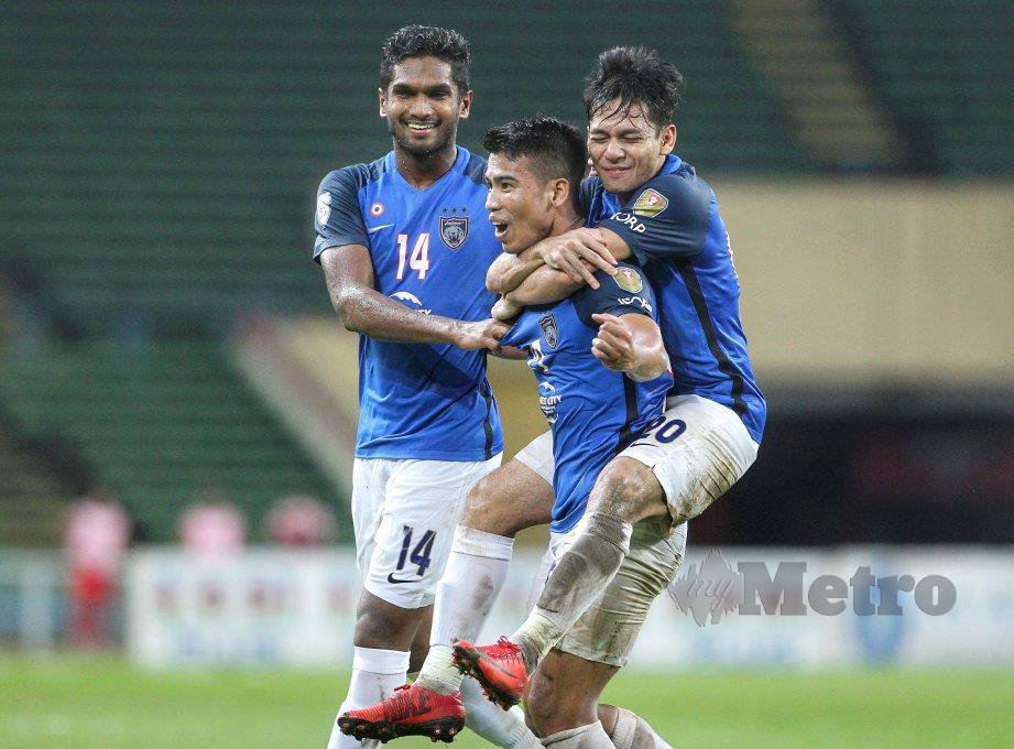 JDT bakal berdepan Kedah pada saingan Liga Super di Stadium Darul Aman. FOTO Aswadi Alias.