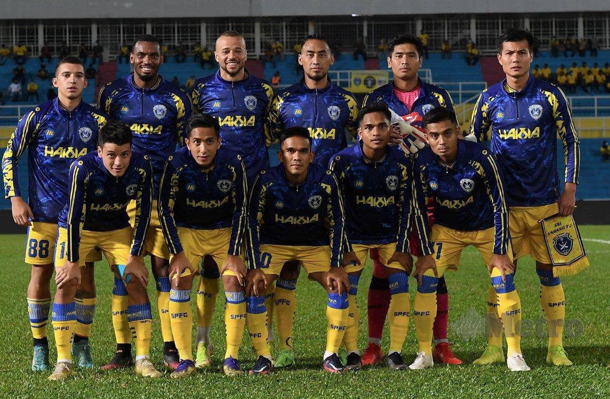 SKUAD Sri Pahang bagi saingan musim 2022. FOTO FARIZUL HAFIZ AWANG