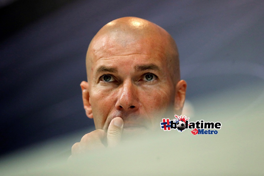 JURULATIH Real Madrid, Zinedine Zidane. FOTO EPA-EFE