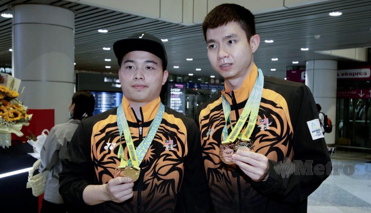 AARON (kanan) dan Wooi Yik sudah bersedia dan mampu menampilkan aksi terbaik di Kejohanan Dunia. FOTO AIZUDDIN SAAD