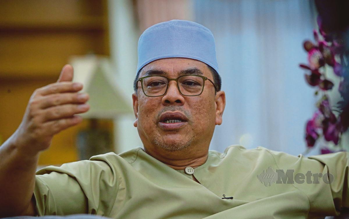 CALON BN Dun Lendu yang juga Ketua Menteri Melaka, Datuk Seri Sulaiman Md Ali. FOTO ASYRAF HAMZAH