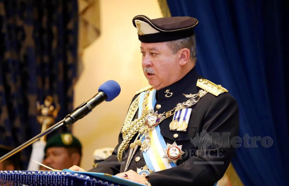 SULTAN Johor, Sultan Ibrahim Iskandar. FOTO Royal Press Office