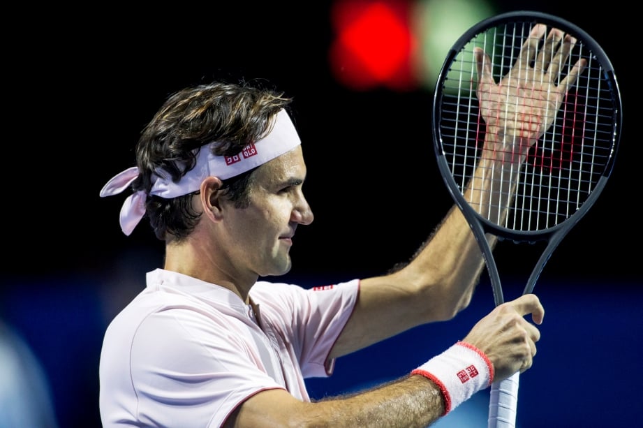 PEMAIN tenis Switzerland, Roger Federer. FOTO EPA