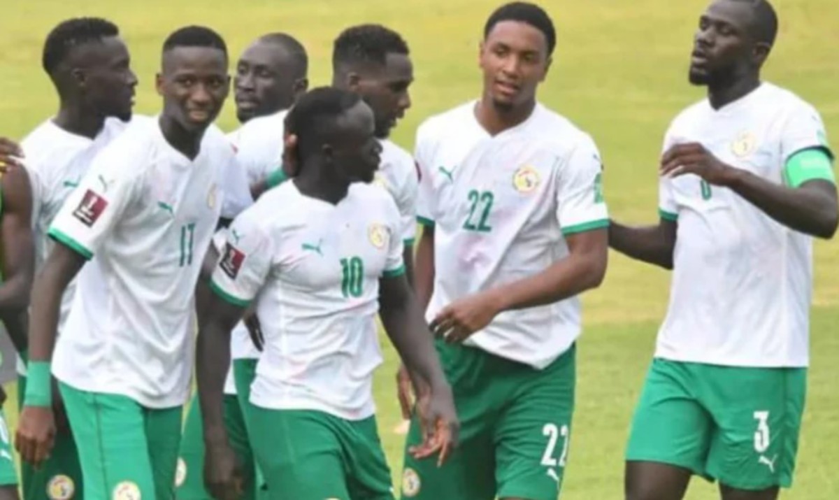 MANE (tengah) berjaya meledak gol ketiga Senegal ketika mengalahkan Congo 3-1 di tempat lawan. FOTO Agensi