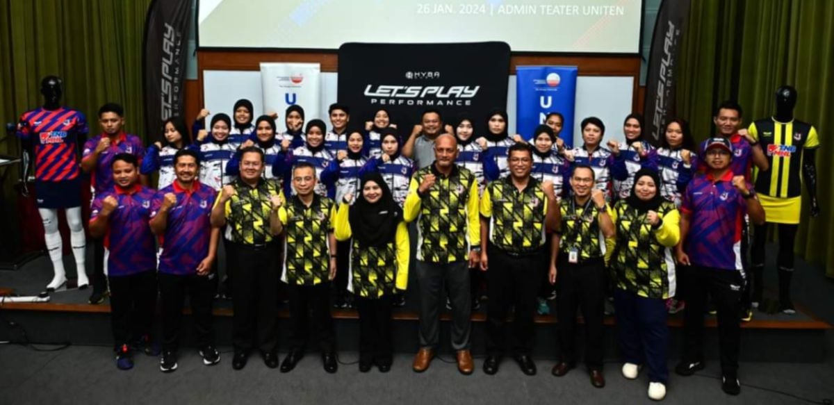 PASUKAN Malaysian Universiti idam kejuaraan TNBMHL. 