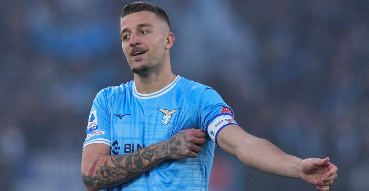 MILINKOVIC Savic mahu meninggalkan Lazio selepas diburu kelab Arab Saudi. FOTO Agensi