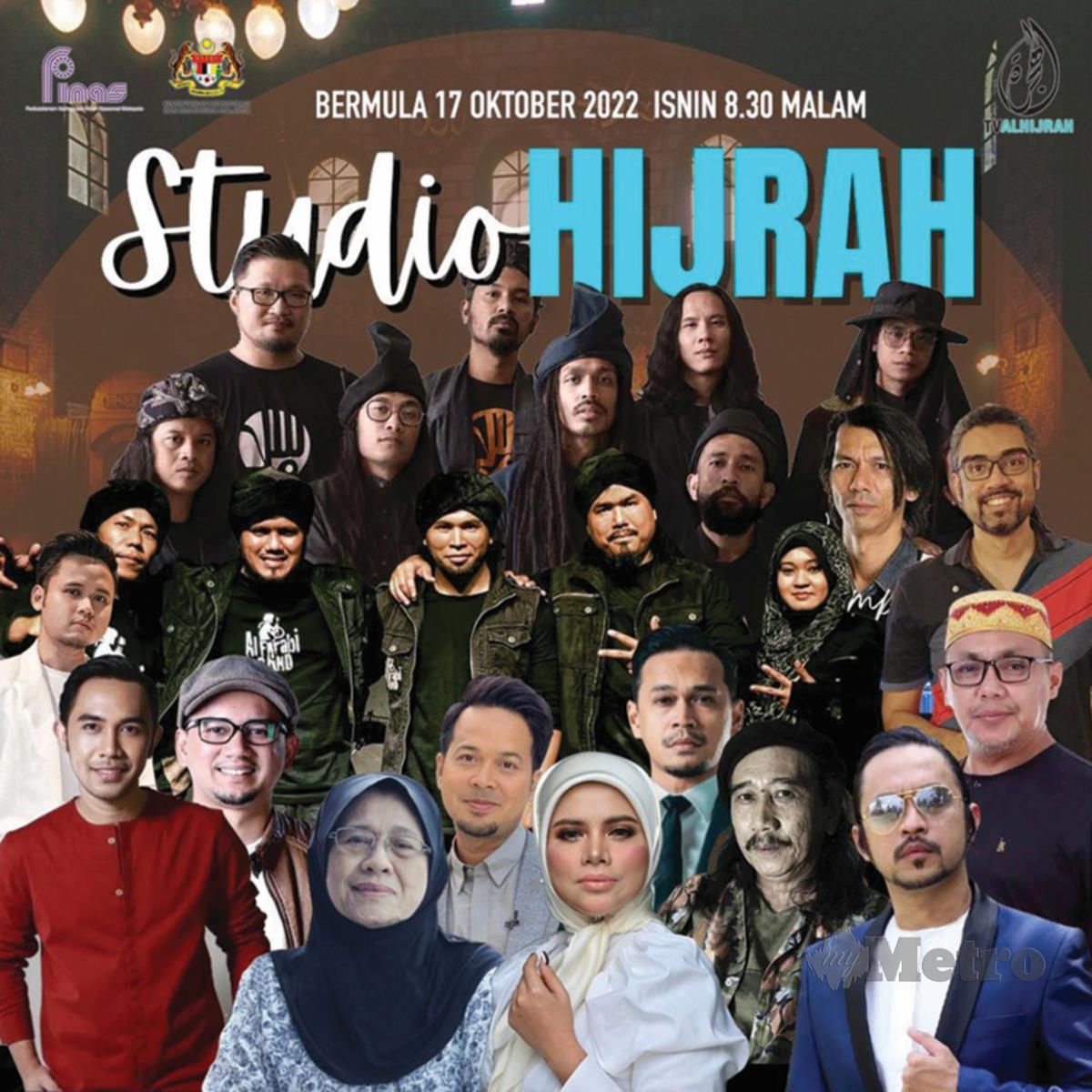PROGRAM Studio Hijrah menampilkan barisan penyanyi terkenal tanah air.