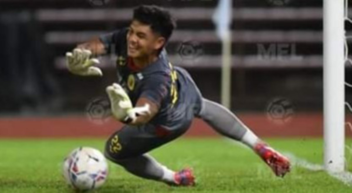 SYIHAN Hazmi sudah bersedia melakukan persembahan terbaik dan menyelamatkan gawang NSFC menjelang pertembungan dengan Selangor FC di Paroi, Selasa ini. FOTO Ihsan MFL