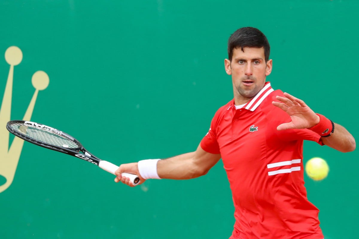 Pemain tenis nombor satu dari Serbia, Novak Djokovic. FOTO AFP