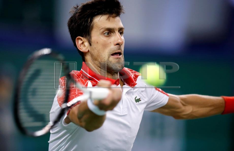 PEMAIN tenis Serbia, Novak Djokovic. FOTO Reuters