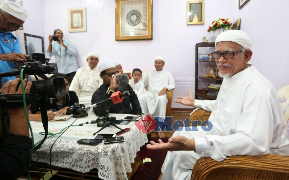 Abdul Hadi menyerahkan kepada parti menentukan kerusi yang bakal ditandingi. FOTO Ghazali Kori 