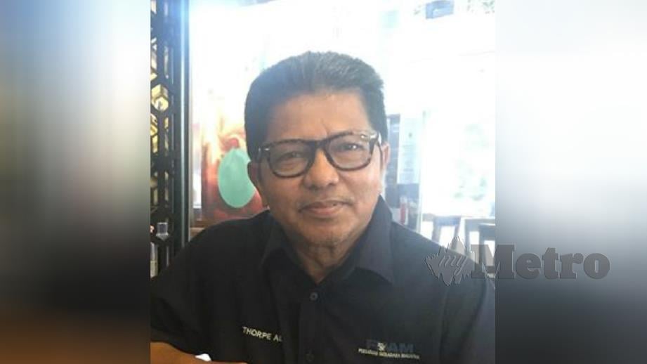 THORPE mewakili FDAM akan mengadakan majlis tahlil dan kutipan sumbangan di pejabat Perbadanan Kemajuan Filem Nasional Malaysia (FINAS). FOTO Instagram Thorpe Ali