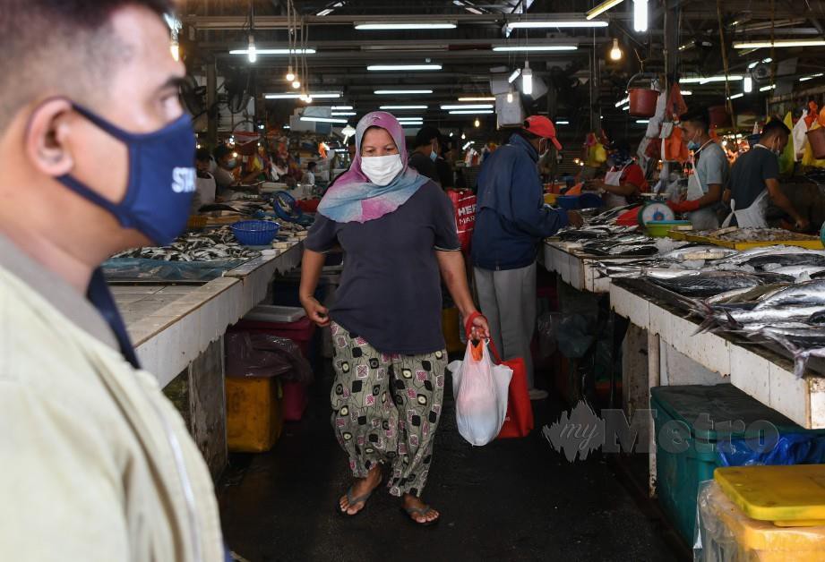 TINJAUAN di sekitar Pasar borong. FOTO NSTP