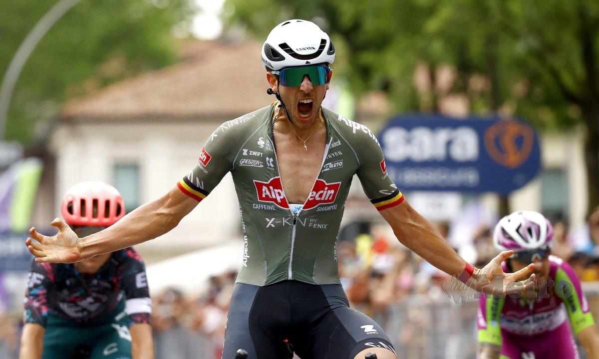 PELUMBA Belgium, Dries De Bondt memenangi peringkat ke-18 Giro d'Italia. FOTO AFP