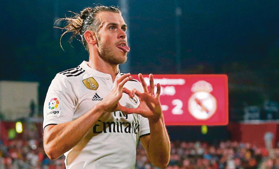 PENYERANG Real Madrid, Gareth Bale. FOTO AFP