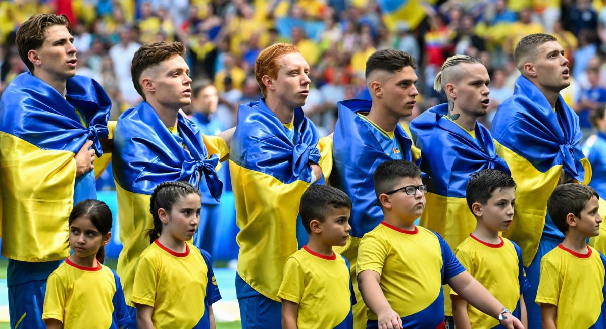 UKRAINE tekad bangkit semula selepas dimalukan Romania. FOTO AFP