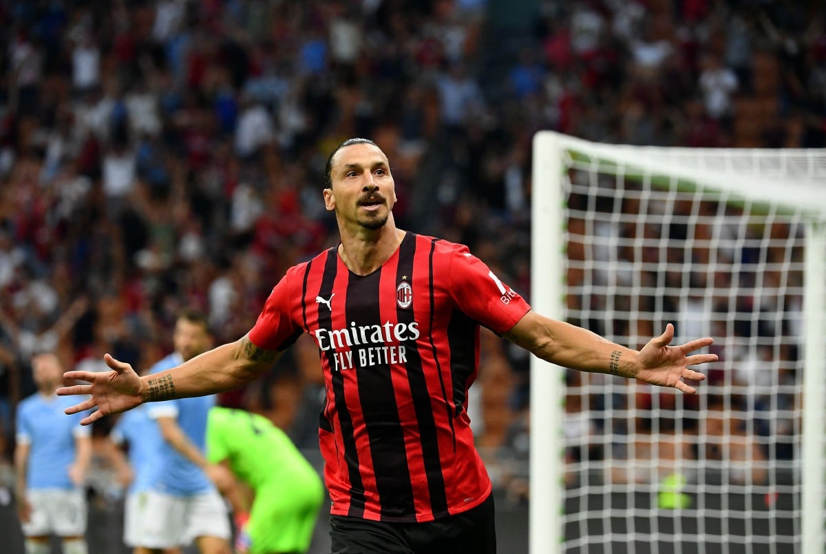 Penyerang AC Milan, Zlatan Ibrahimovic. FOTO AFP