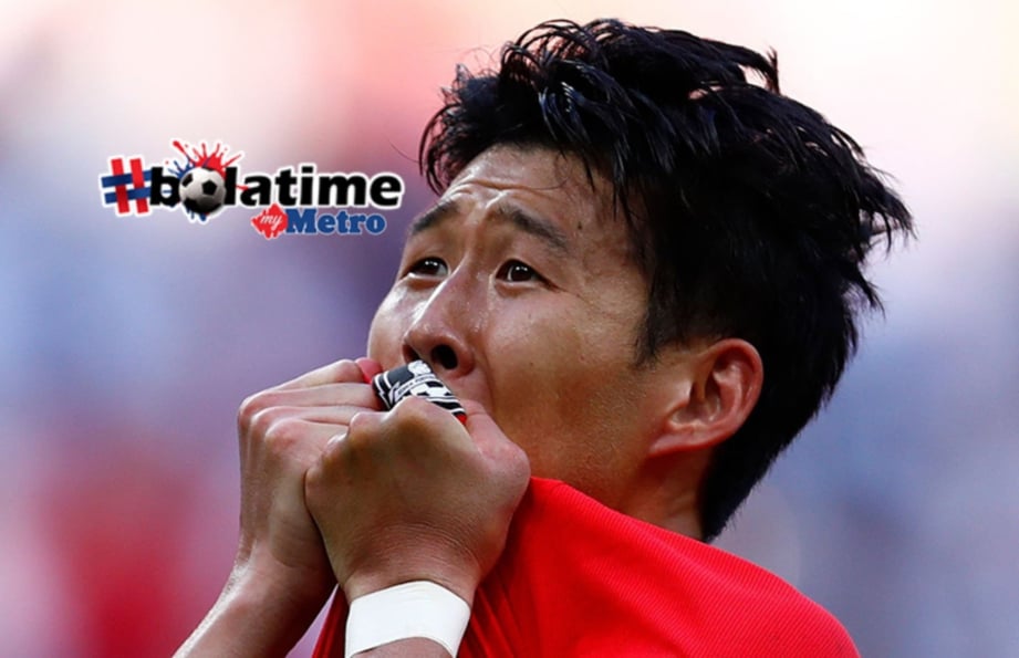 HEUNG Min anggap kemenangan Korea Selatan ke atas Jerman umpama mimpi. FOTO/AFP 