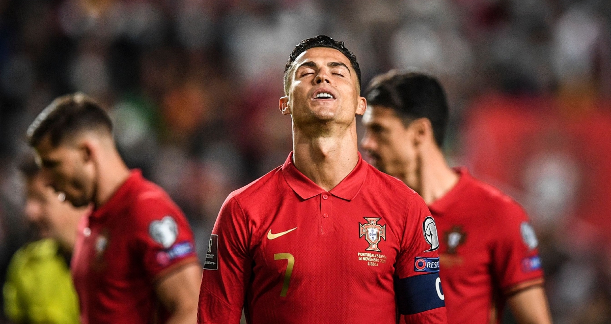 REAKSI Ronaldo selepas tewas kepada Serbia. 