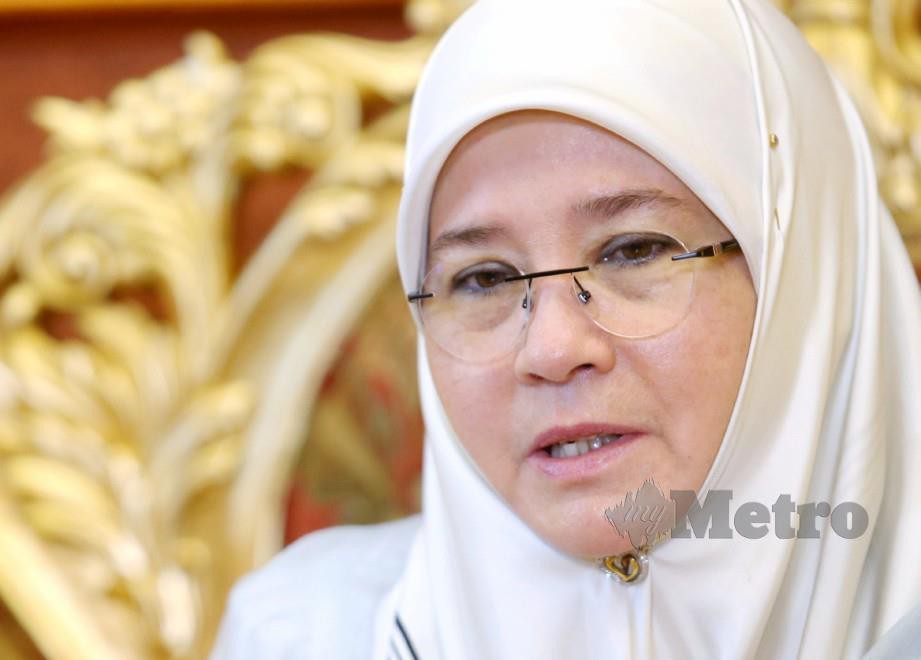 RAJA Permaisuri Agong, Tunku Azizah Aminah Maimunah Iskandariah. FOTO Arkib NSTP.