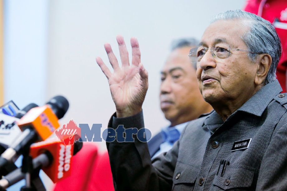 PERDANA Menteri, Tun Dr Mahathir Mohamad. Foto NSTP/LUQMAN HAKIM ZUBIR