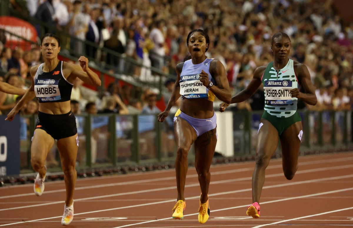 ELAINE tidak disenaraikan dalam acara 200m di temasya Olimpik. -FOTO Reuters 