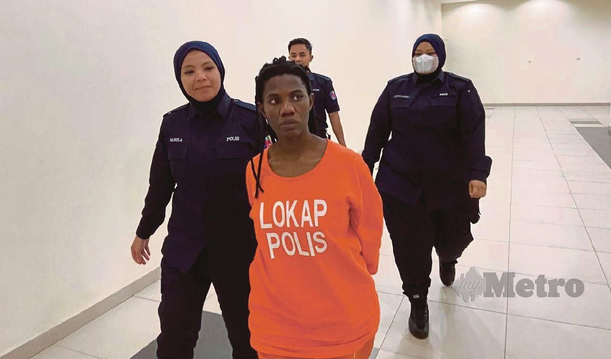 Nansubuga didenda RM10,800 selepas mengaku salah aktiviti persundalan dan tinggal lebih masa. FOTO Alias Abd Rani