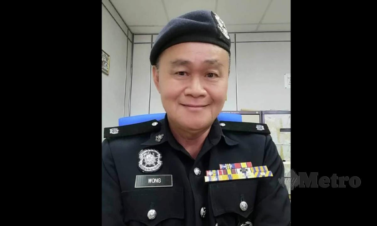 Ketua Polis Daerah (KPD) Simunjan, Deputi Superintendan Wong Tee Kue. FOTO NORSYAZWANI NASRI