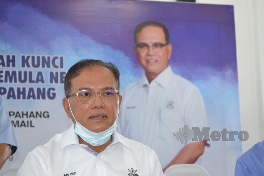Menteri Besar, Datuk Seri Wan Rosdy Wan Ismail. FOTO / Asrol Awang