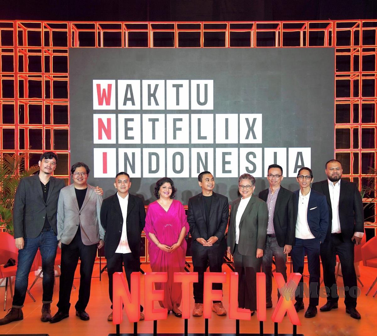 BARISAN pengarah yang terbabit dalam Waktu Netflix Indonesia.