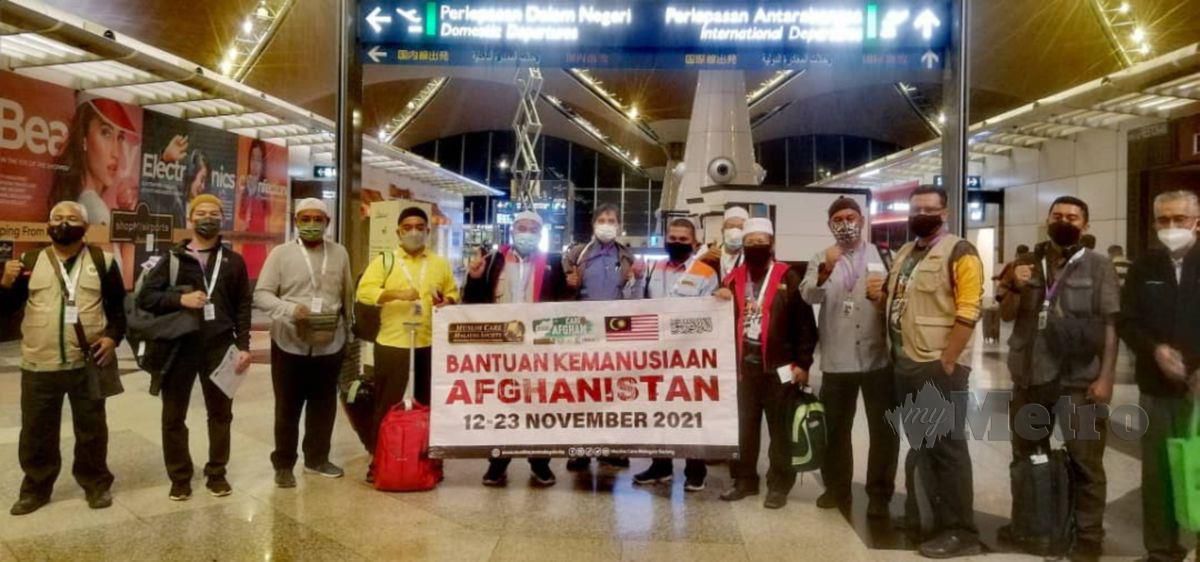 ROMBONGAN Muslim Care Malaysia ke Afghanistan. FOTO Ihsan Muslim Care 
