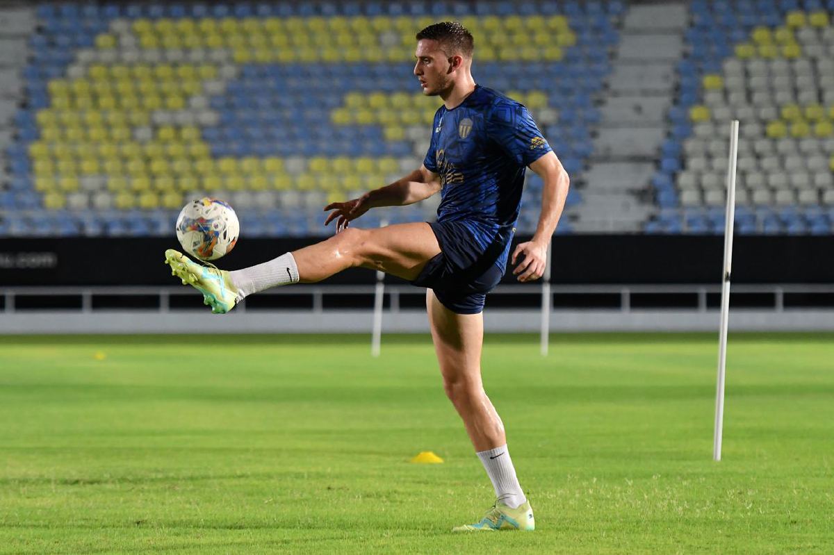 Penyerang TFC, Ivan Mamut akui rindu untuk beraksi. Foto Ghazali Kori