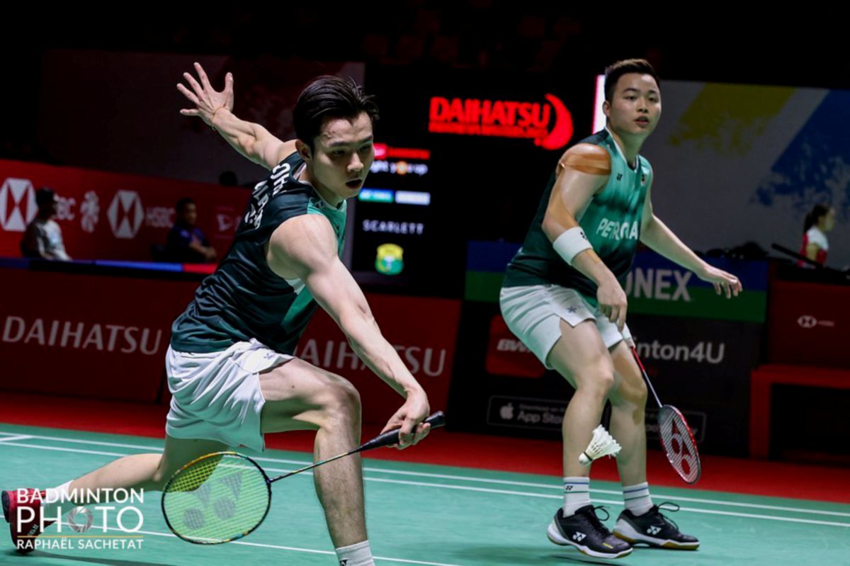 AARON-WOOI YIK tewas kepada beregu China Ji Ting-Hao Dong. FOTO Photo Badminton 