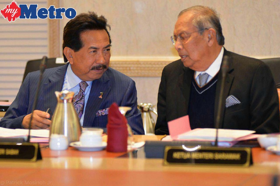 Pemergian Ketua Menteri Sarawak Tan Sri Adenan Satem yang meninggal dunia tengah hari tadi sebagai satu kehilangan besar kepada negara. FOTO Ihsan Jabatan Ketua Menteri Sabah