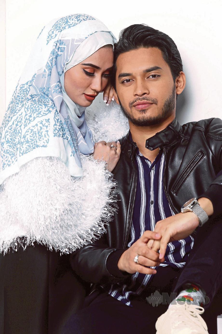 ARIEL dan isteri Wawa Zainal. FOTO Halimaton Saadiah Sulaiman