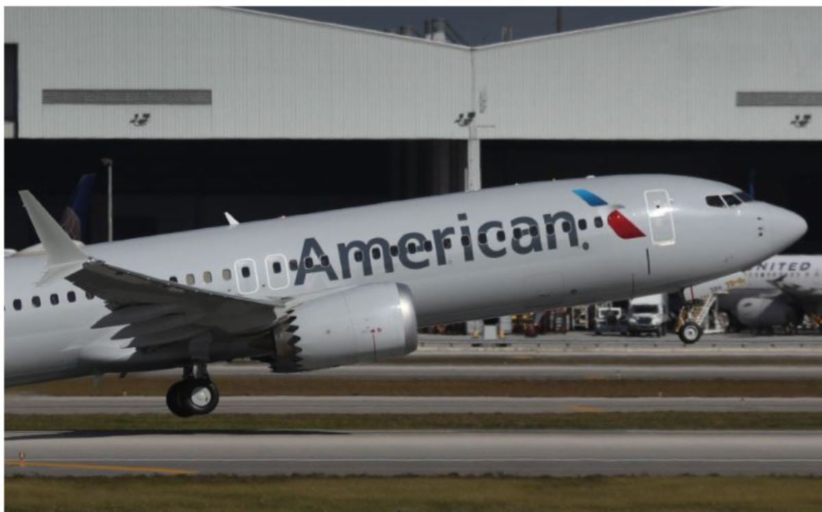 PESAWAT American Airlines. FOTO fail AFP 