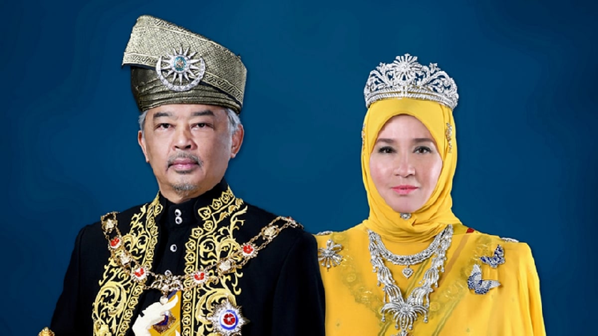 Yang di-Pertuan Agong dan  Raja Permaisuri Agong. FOTO Ihsan Istana Negara 