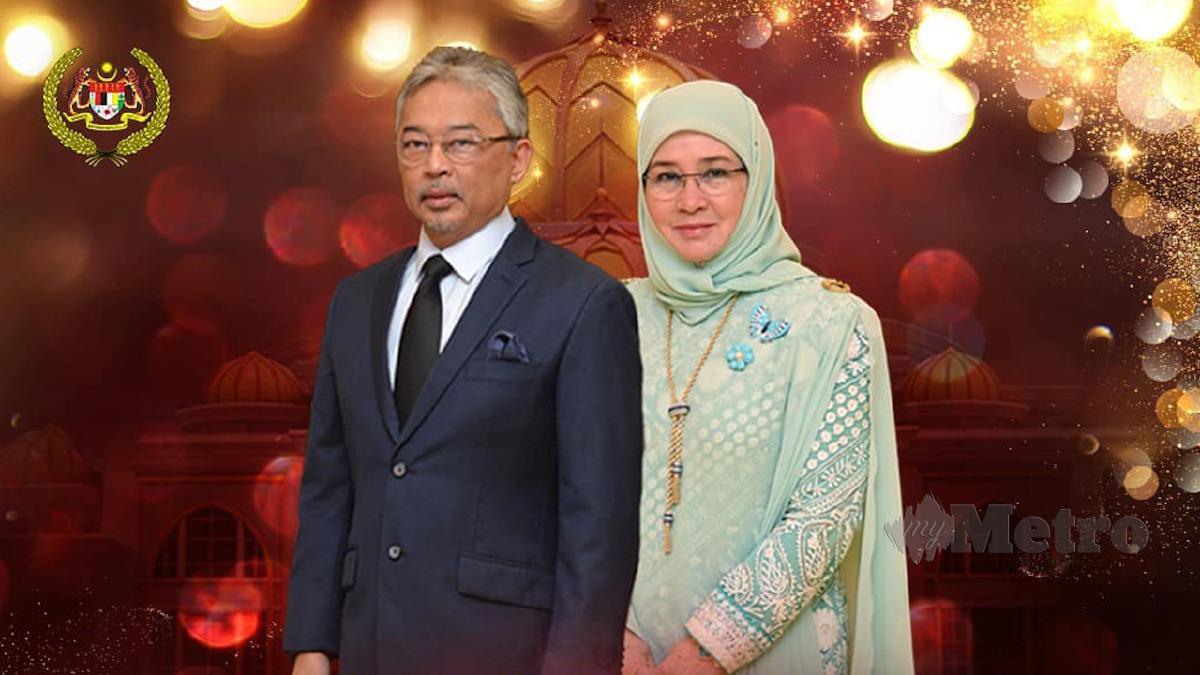 AL-SULTAN Abdullah dan Tunku Azizah menzahirkan ucapan Selamat Menyambut Hari Natal di Facebook rasmi Istana Negara. FOTO Facebook Istana Negara
