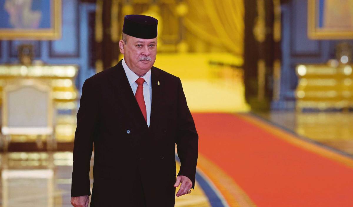 SULTAN JOHOR, Sultan Ibrahim Iskandar. FOTO BERNAMA