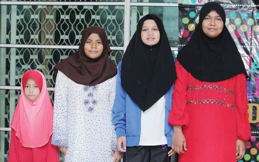 DARI kiri Syakira, Elyssa, Natasya dan Nurul Naqisha mempunyai kisah kehidupan yang tersendiri.