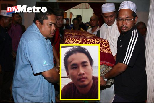 Jenazah Mohd Syafiq diusung untuk dikebumikan. FOTO Aswadi Alias