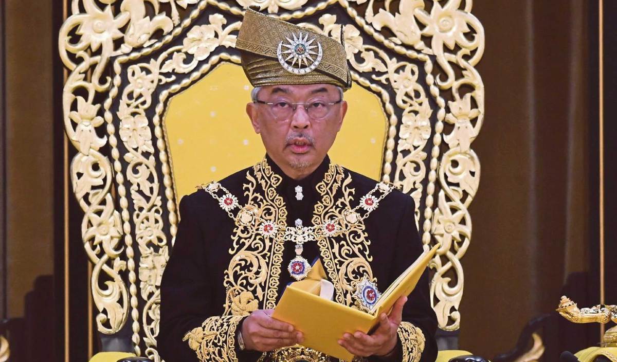 YANG di-Pertuan Agong Al-Sultan Abdullah Ri’ayatuddin Al-Mustafa Billah Shah. FOTO BERNAMA