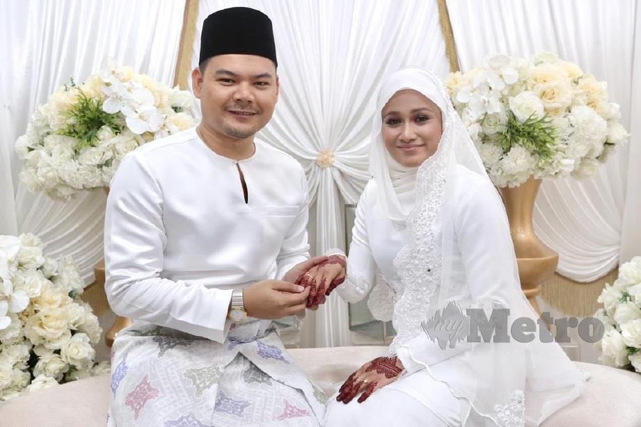 AMAN selepas sah bergelar suami kepada Nor Baizura. FOTO Halimaton Saadiah Sulaiman
