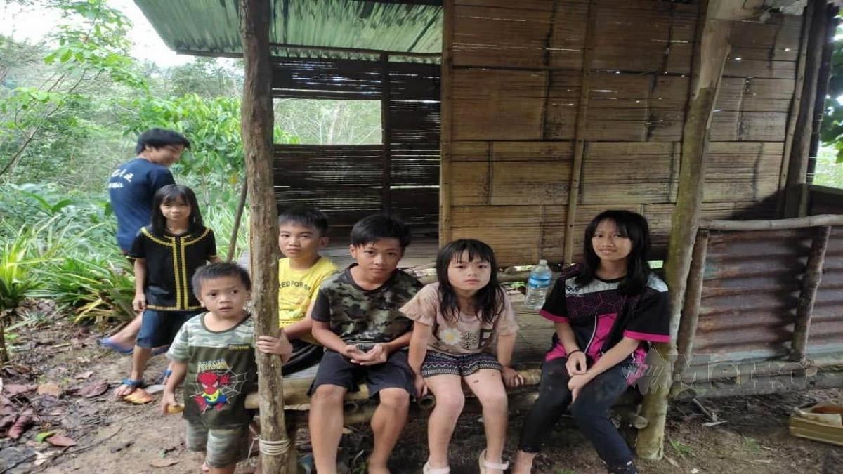 TUJUH kanak-kanak dan remaja yang dikhuatiri hilang di Kampung Kebayau sejak semalam ditemui selamat. FOTO RECQUEAL RAIMI.