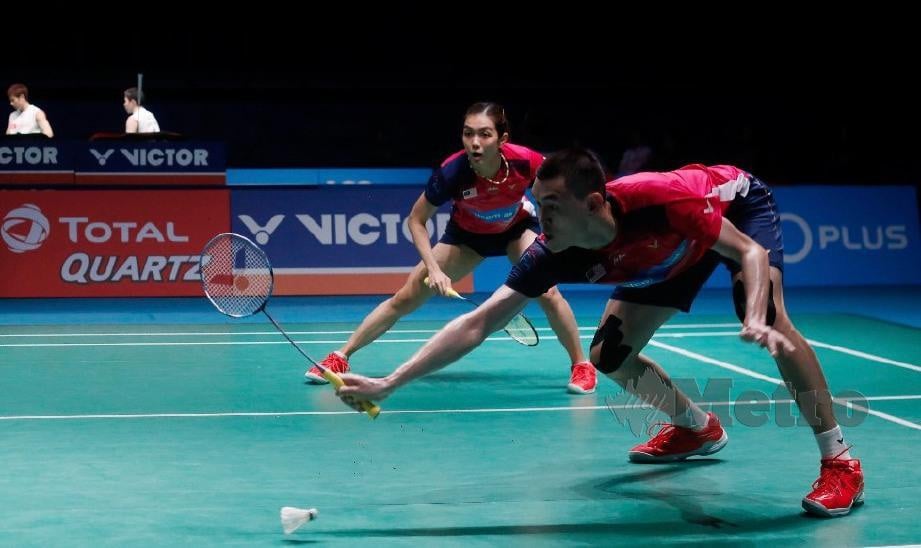  Kian Meng dan Pei Jing gagal mara ke final Kejohanan Terbuka Malaysia. FOTO Syarafiq Abd Samad.