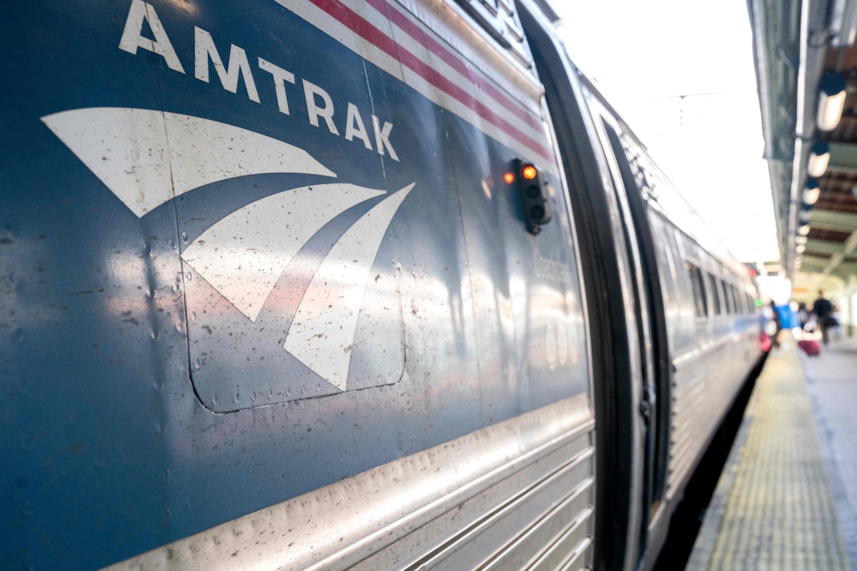 KERETA API Amtrak. FOTO fail AFP 