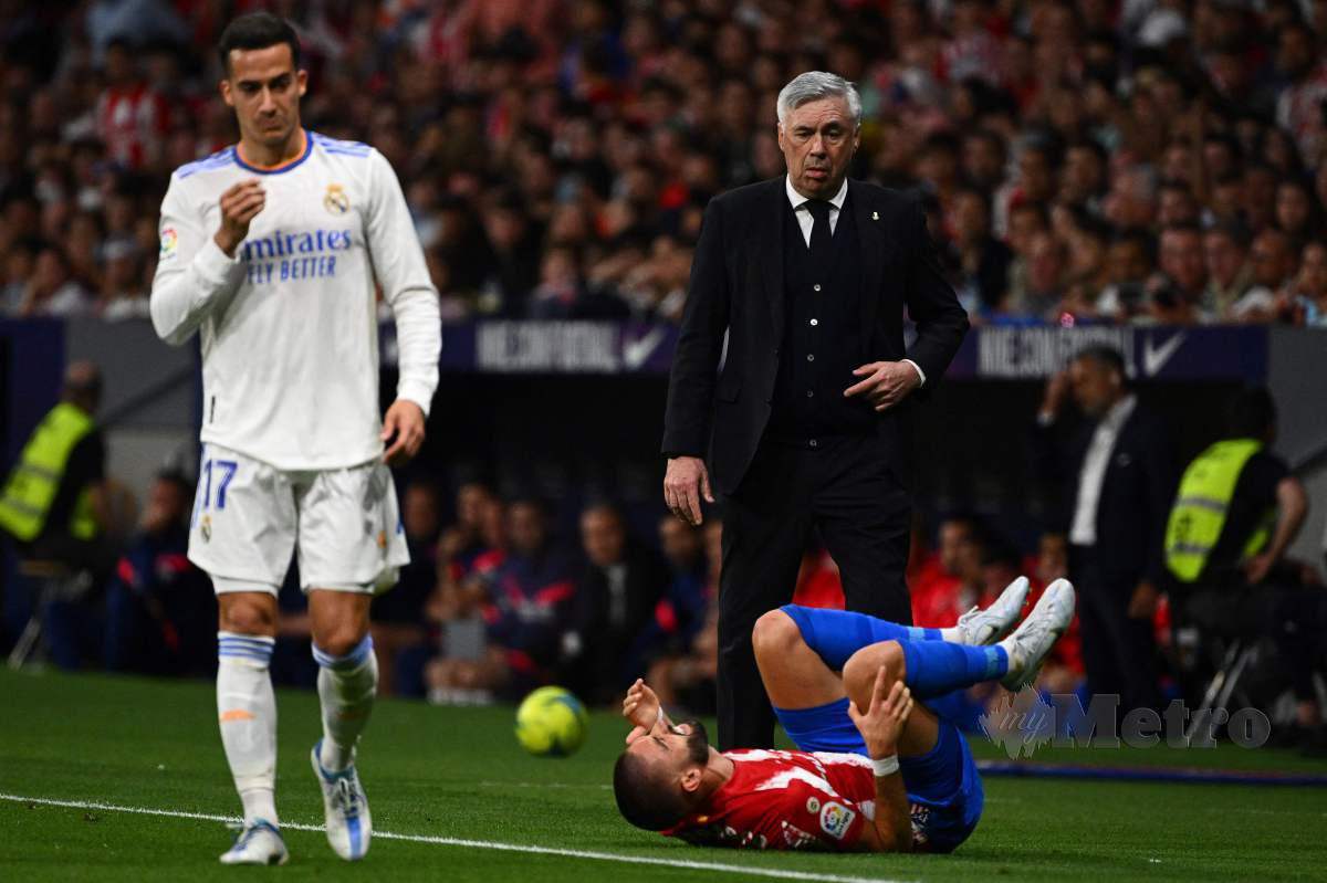 PENGENDALI Real Madrid, Carlo Ancelotti. -FOTO AFP