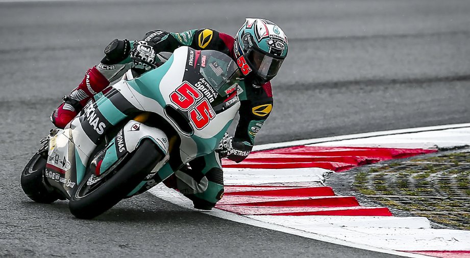 PELUMBA negara, Hafizh Syahrin Abdullah bakal mengisi slot MotoGP musim 2018. Foto OSMAN ADNAN