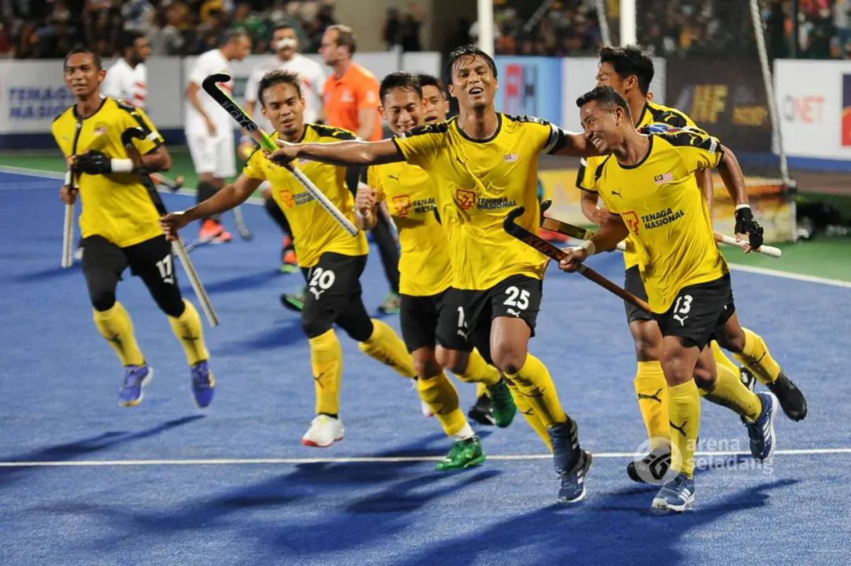 SKUAD hoki negara berjaya menewaskan Mesir 4-1. FOTO FB Arena Seladang