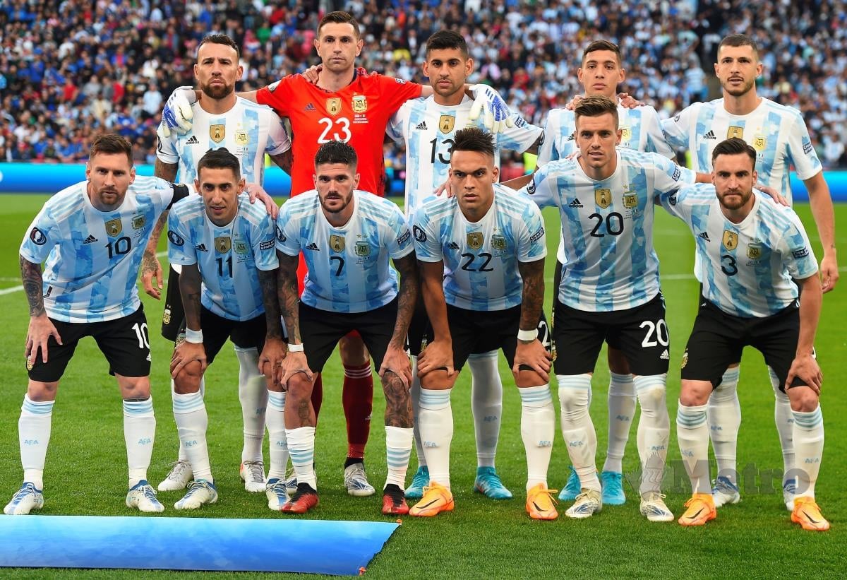 ARGENTINA pilihan utama memenangi Piala Dunia Qatar. FOTO EPA